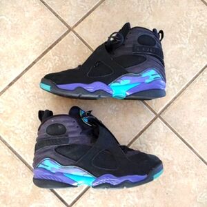 Nike Air Jordan 8 Retro Aqua 2007 Size 11 Mens Concord Blue OG Vintage